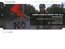 Tablet Screenshot of galafilm.com